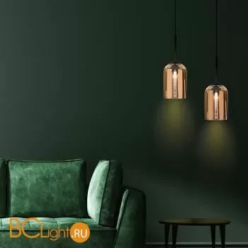 Подвесной светильник Eurosvet Ennio 50228/1 янтарный a057461 - Фото 1