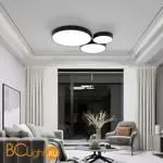 Потолочный светильник Eurosvet Entire new 90320/1 черный a063081 - Фото 1