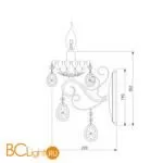 Бра Eurosvet Escada 10109/1 хром - Фото 2