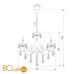 Люстра Eurosvet Escada 10109/6 хром - Фото 3