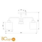 Люстра Eurosvet Essence 30176/3 хром - Фото 1