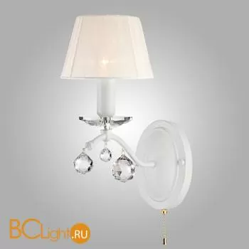 Бра Eurosvet Эстель 10058/1 белый с золотом/прозрачный хрусталь Strotskis