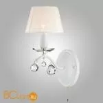 Бра Eurosvet Эстель 10058/1 белый с золотом/прозрачный хрусталь Strotskis