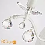 Бра Eurosvet Эстель 10058/1 белый с золотом/прозрачный хрусталь Strotskis - Фото 0