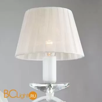 Бра Eurosvet Эстель 10058/2 белый с золотом/прозрачный хрусталь Strotskis - Фото 0