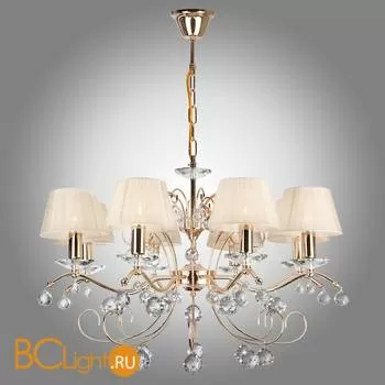 Люстра Eurosvet Эстель 10058/8 золото/прозрачный хрусталь Strotskis