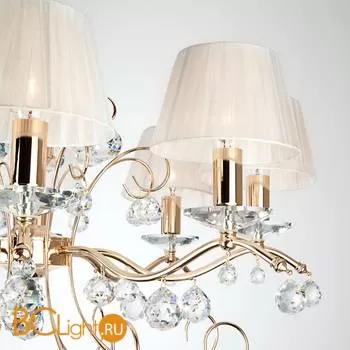 Люстра Eurosvet Эстель 10058/8 золото/прозрачный хрусталь Strotskis - Фото 1