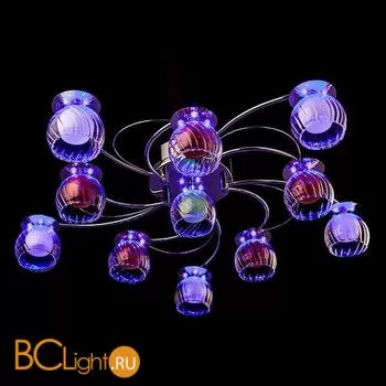 Люстра Eurosvet 0185 0185/11 хром/бело-синий 0,06W - Фото 1