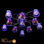 Люстра Eurosvet 0185 0185/11 хром/бело-синий 0,06W - Фото 1