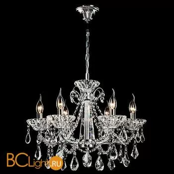 Люстра Eurosvet 10036/6 хром/прозрачный хрусталь Strotskis