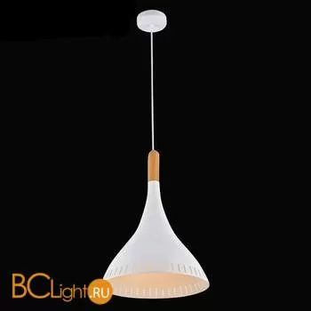 Подвесной светильник Eurosvet 50074/1 белый/светлое дерево