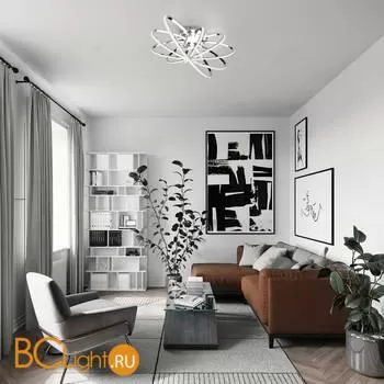 Люстра Eurosvet Evia 90100/5 хром 00000084416 - Фото 2