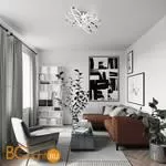 Люстра Eurosvet Evia 90100/5 хром 00000084416 - Фото 2