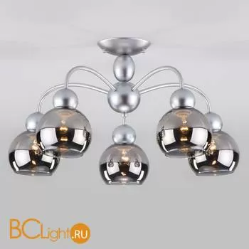 Потолочная люстра Eurosvet Fabia 30148/5 серебро
