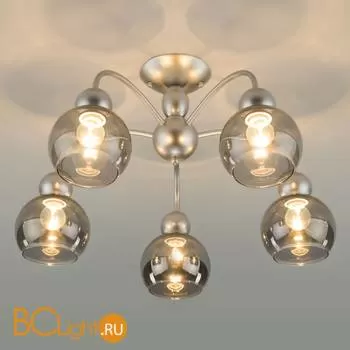 Потолочная люстра Eurosvet Fabia 30148/5 серебро - Фото 0