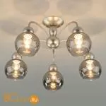 Потолочная люстра Eurosvet Fabia 30148/5 серебро - Фото 0