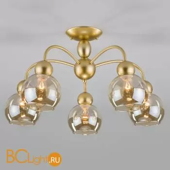 Потолочная люстра Eurosvet Fabia 30148/5 перламутровое золото