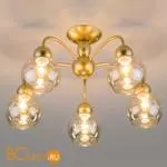 Потолочная люстра Eurosvet Fabia 30148/5 перламутровое золото - Фото 0