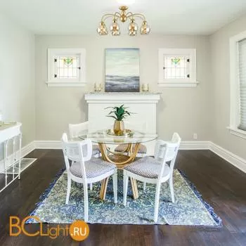 Потолочная люстра Eurosvet Fabia 30148/8 перламутровое золото - Фото 1