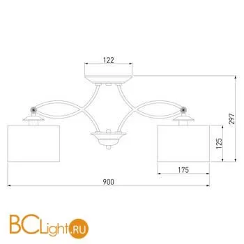 Люстра Eurosvet Fabiola 60124/8 хром - Фото 1