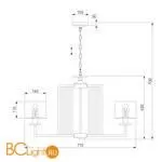 Люстра Eurosvet Fargo 60123/6 хром - Фото 3