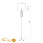 Торшер Eurosvet Fargo 01079/1 хром - Фото 3