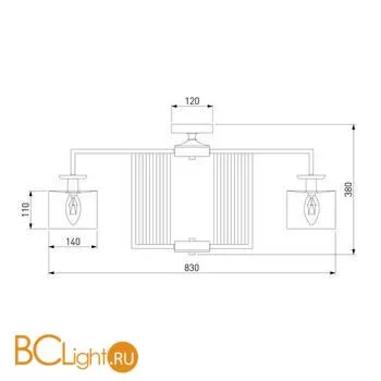 Люстра Eurosvet Fargo 60123/8 хром - Фото 1