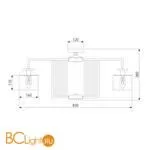 Люстра Eurosvet Fargo 60123/8 хром - Фото 1