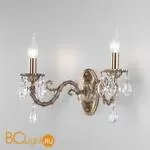 Бра Eurosvet Favola 10102/2 античная бронза/прозрачный хрусталь Strotskis - Фото 1