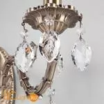 Бра Eurosvet Favola 10102/2 античная бронза/прозрачный хрусталь Strotskis - Фото 0