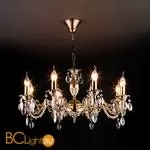Люстра Eurosvet Favola 10102/8 античная бронза/прозрачный хрусталь Strotskis - Фото 0