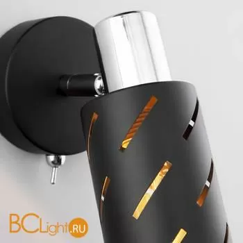 Бра Eurosvet Fente 20090/1 черный / хром - Фото 0