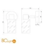 Бра Eurosvet Fente 20090/1 белый / хром - Фото 2