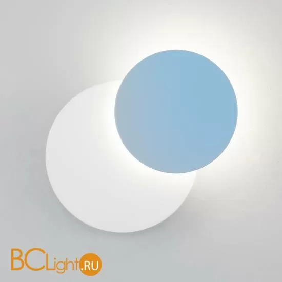 Настенный светильник Eurosvet Figure 40135/1 белый/голубой 6W
