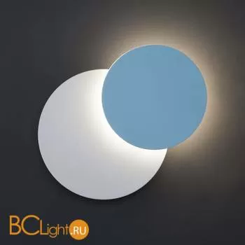 Настенный светильник Eurosvet Figure 40135/1 белый/голубой 6W - Фото 1