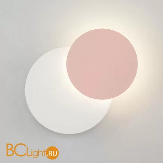 Настенный светильник Eurosvet Figure 40135/1 белый/розовый 6W