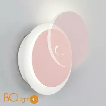 Настенный светильник Eurosvet Figure 40135/1 белый/розовый 6W - Фото 0