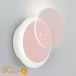 Настенный светильник Eurosvet Figure 40135/1 белый/розовый 6W - Фото 0