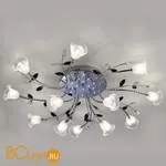 Потолочная люстра Eurosvet Florescence 80114/12 хром/белый - Фото 0