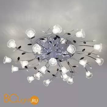 Потолочная люстра Eurosvet Florescence 80114/21 хром/белый