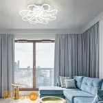 Потолочный светильник Eurosvet Floret 90235/8 белый