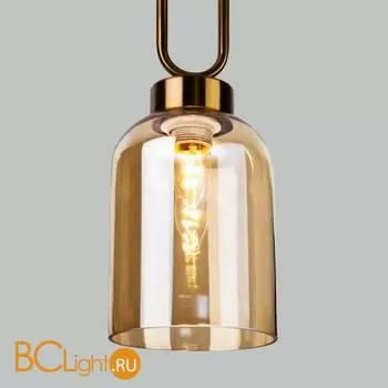 Подвесной светильник Eurosvet Flou 50229/1 янтарный a057463 - Фото 2