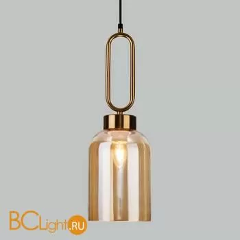 Подвесной светильник Eurosvet Flou 50229/1 янтарный a057463 - Фото 0