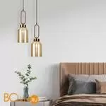 Подвесной светильник Eurosvet Flou 50229/1 янтарный a057463 - Фото 1