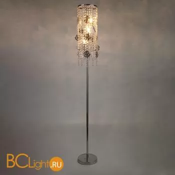 Торшер Eurosvet Flower 01070/3 хром/прозрачный хрусталь Strotskis - Фото 0