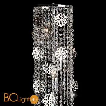 Торшер Eurosvet Flower 01070/3 хром/прозрачный хрусталь Strotskis - Фото 1