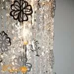 Торшер Eurosvet Flower 01070/3 хром/прозрачный хрусталь Strotskis - Фото 3