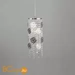 Подвесной светильник Eurosvet Flower 10083/1 хром/прозрачный хрусталь Strotskis