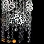 Подвесной светильник Eurosvet Flower 10083/1 хром/прозрачный хрусталь Strotskis - Фото 1