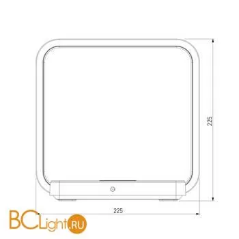 Настольный светильник Eurosvet Frame 80502/1 коричневый - Фото 4
